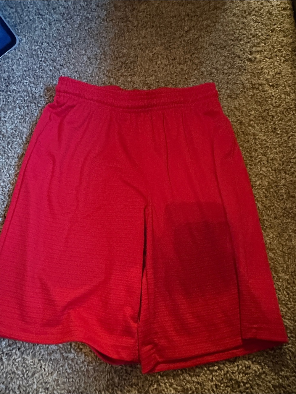 bcg Red Drawstring Athletic Shorts